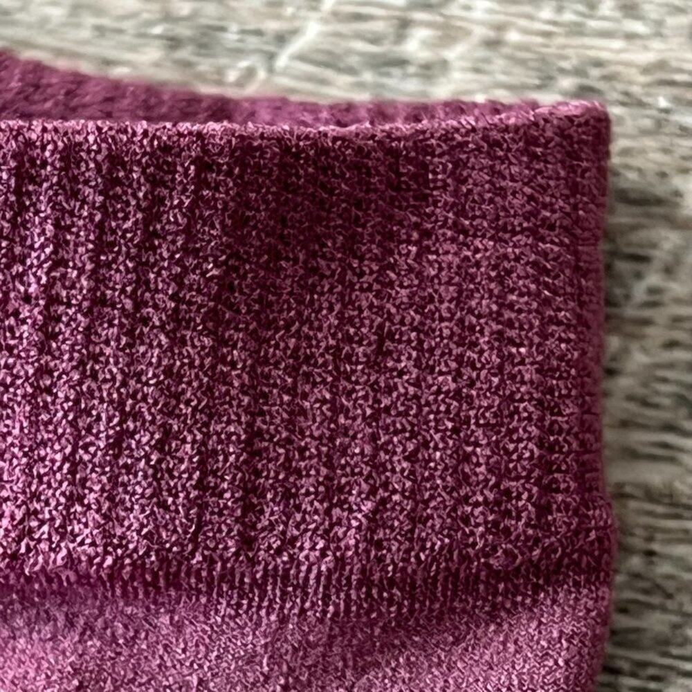 J. Crew Mulberry Plum Stretchy Opaque Tight Anklets Ankle Socks Womens NWOT - Picture 6 of 6
